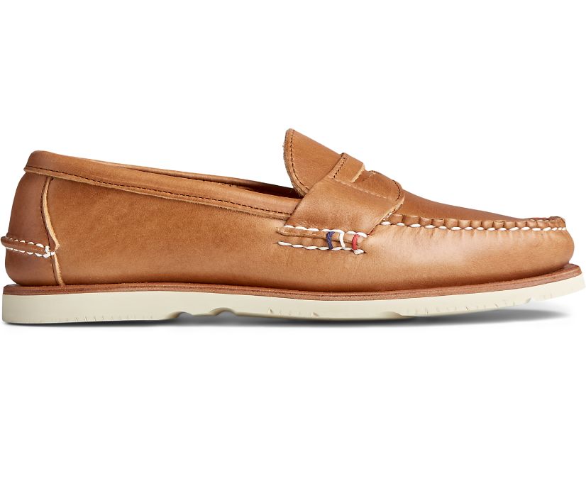 Sperry Gold Cup Handcrafted in Maine Penny Loafers - Men's Loafers - Brown [CU2469380] Sperry Irelan